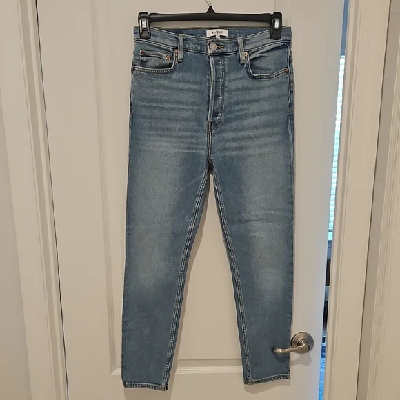 Re/Done Light Blue Skinny Jeans Sz 29 - Picture 1 of 5